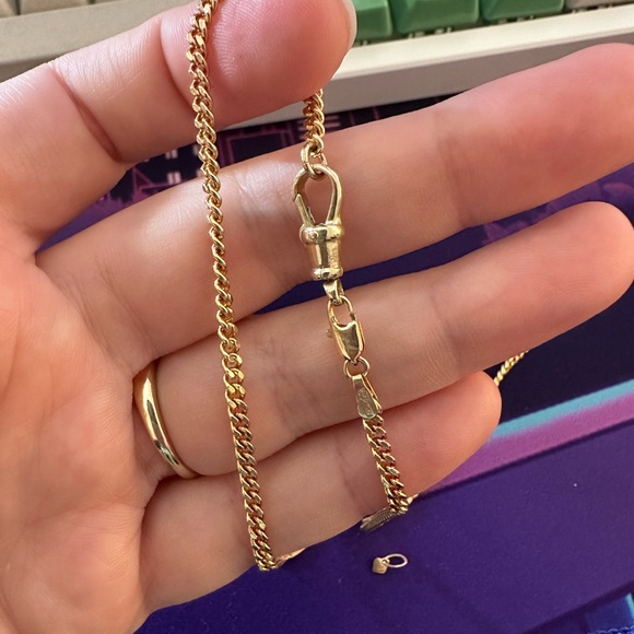 Vintage 9k yellow gold dog clip - Picture 11 of 12